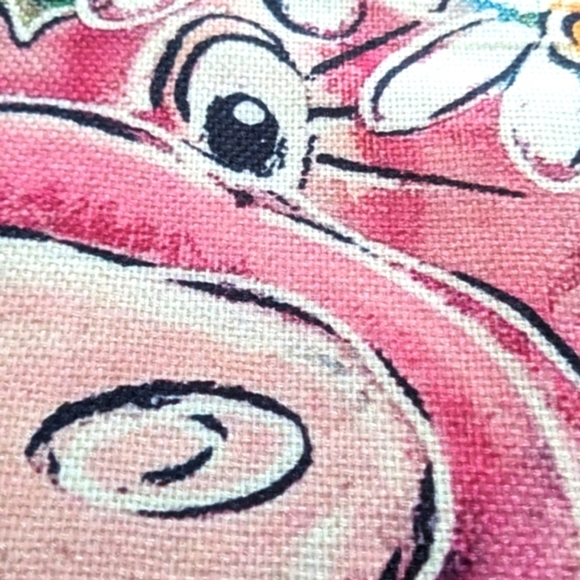 NEW Daisy PIG Pillow Cover 20X20" Pink Farmhouse Farm Life Country Year of the - Picture 5 of 8